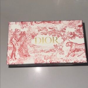 Dior red tiger animal tall box with tissue and ribbon